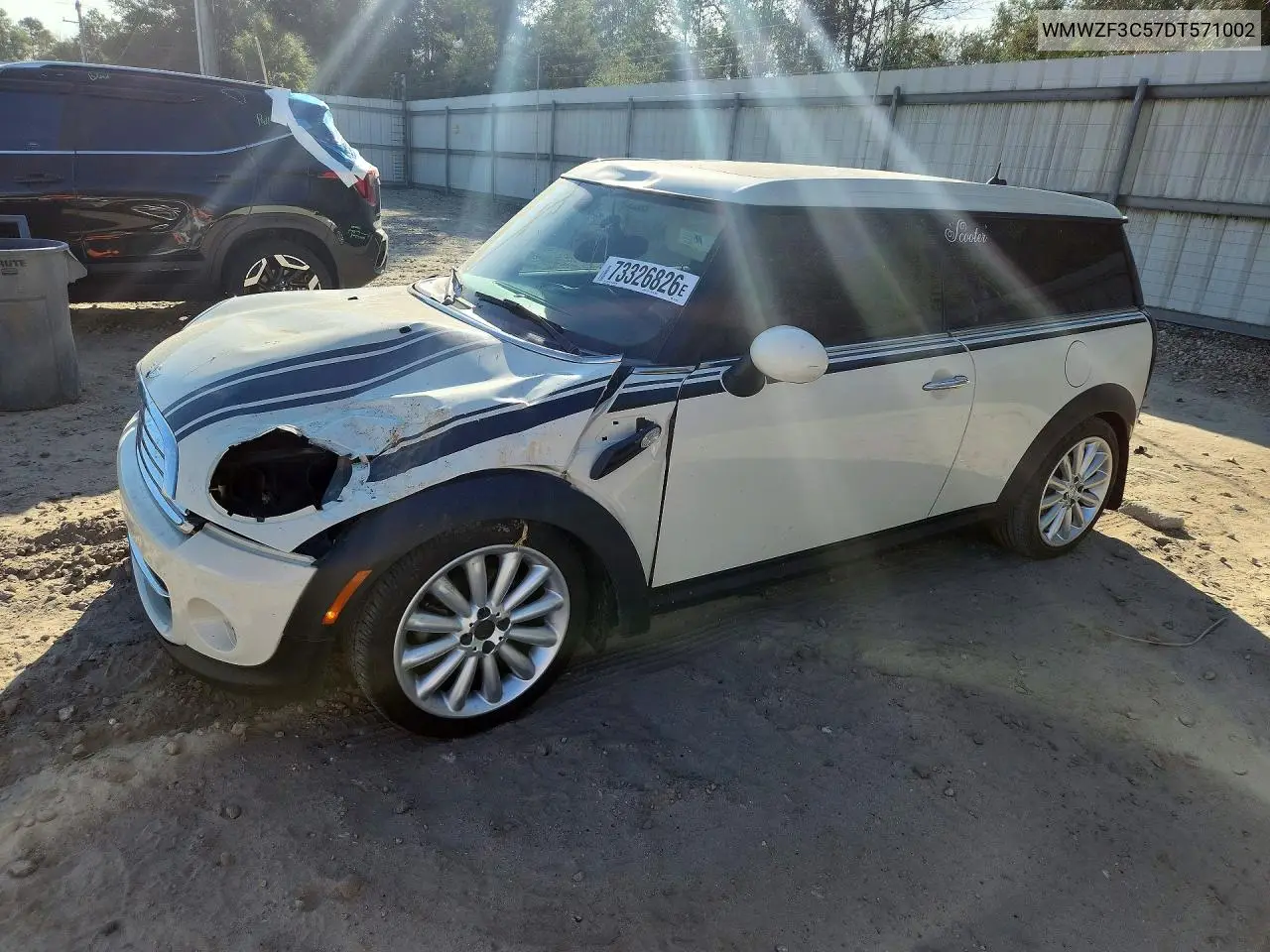 MINI COOPER 2013, VIN WMWZF3C57DT571002