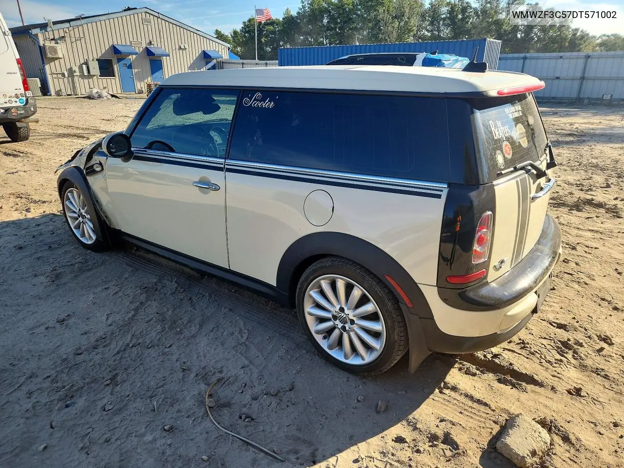 2013 MINI COOPER VIN WMWZF3C57DT571002 — фото 2