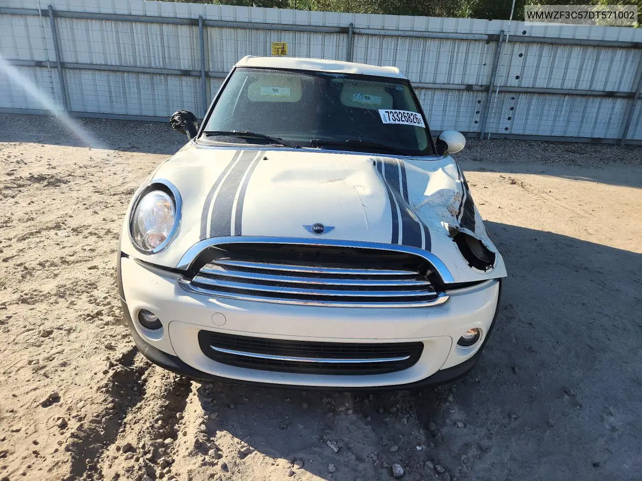 2013 MINI COOPER VIN WMWZF3C57DT571002 — фото 5