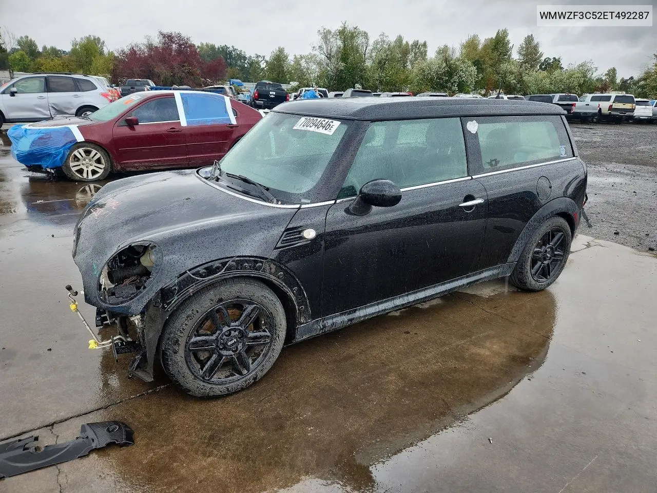 MINI COOPER 2014, VIN WMWZF3C52ET492287