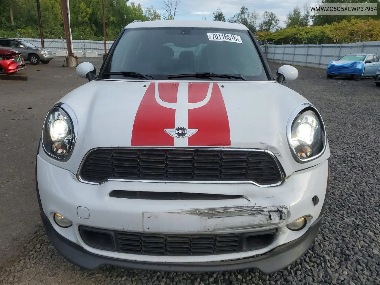 2014 MINI COOPER VIN WMWZC5C5XEWP37954 — фото 5