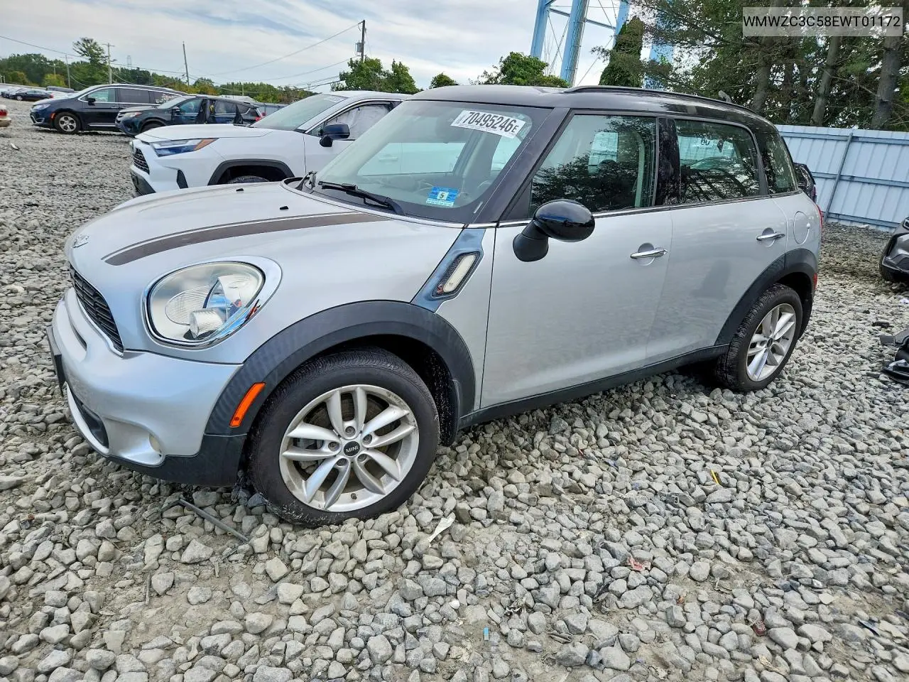 MINI COOPER 2014, VIN WMWZC3C58EWT01172