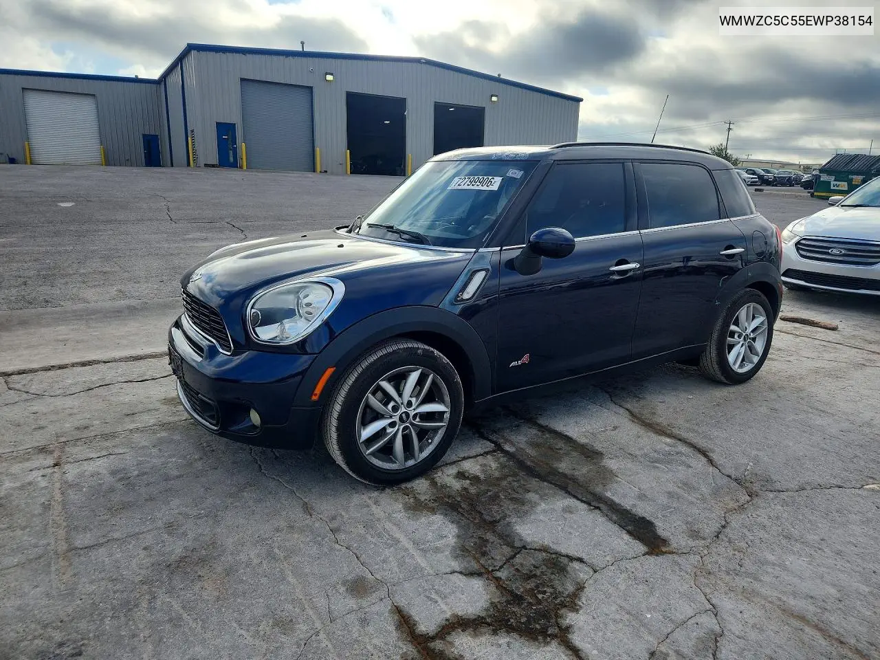 MINI COOPER 2014, VIN WMWZC5C55EWP38154