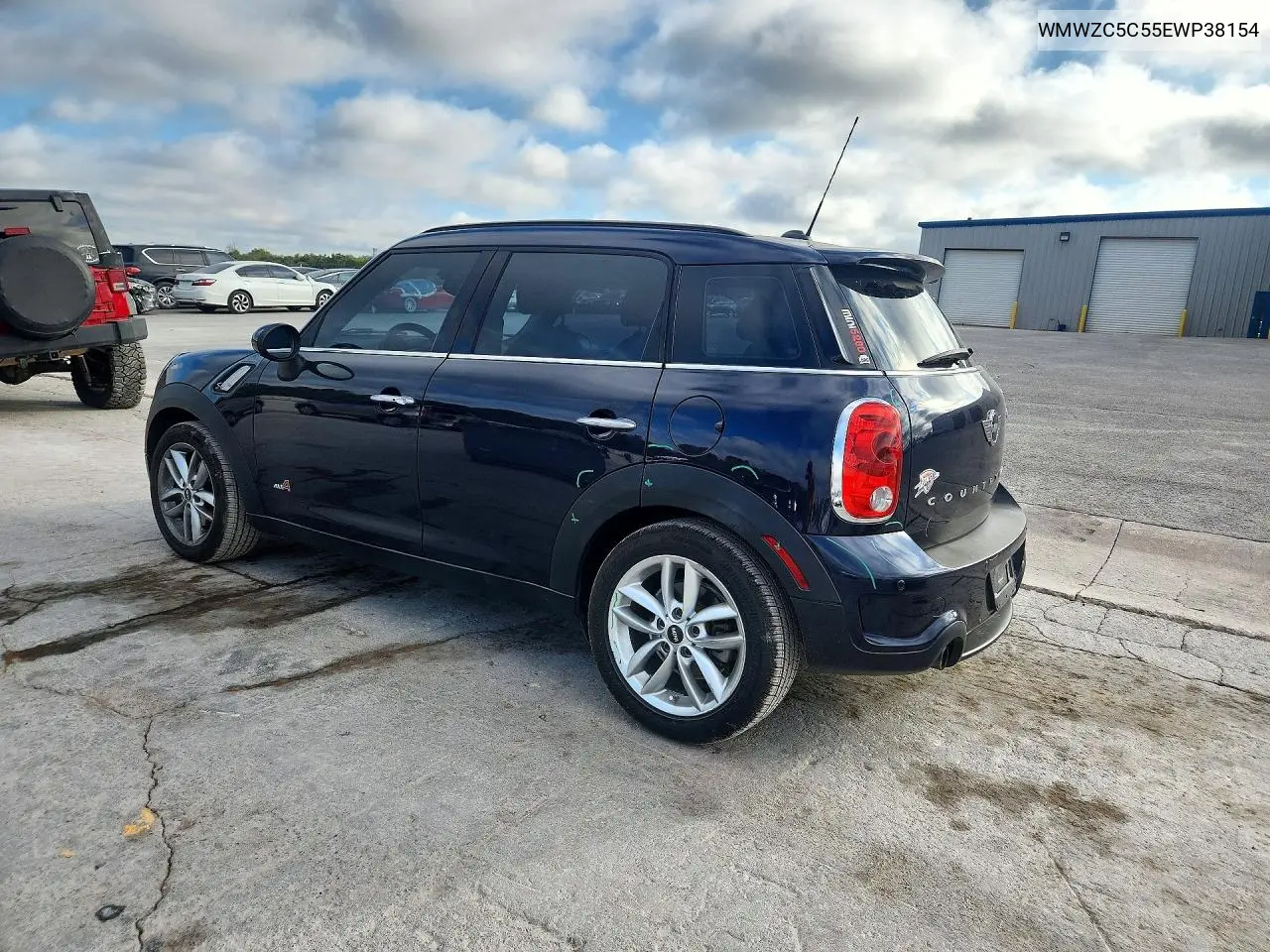 2014 MINI COOPER VIN WMWZC5C55EWP38154 — фото 2