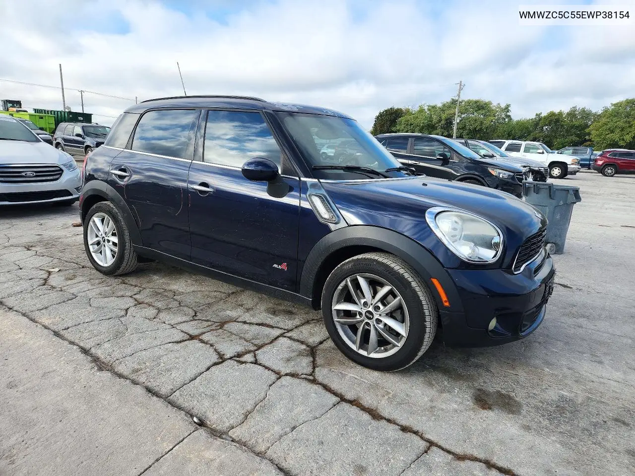 2014 MINI COOPER VIN WMWZC5C55EWP38154 — фото 4