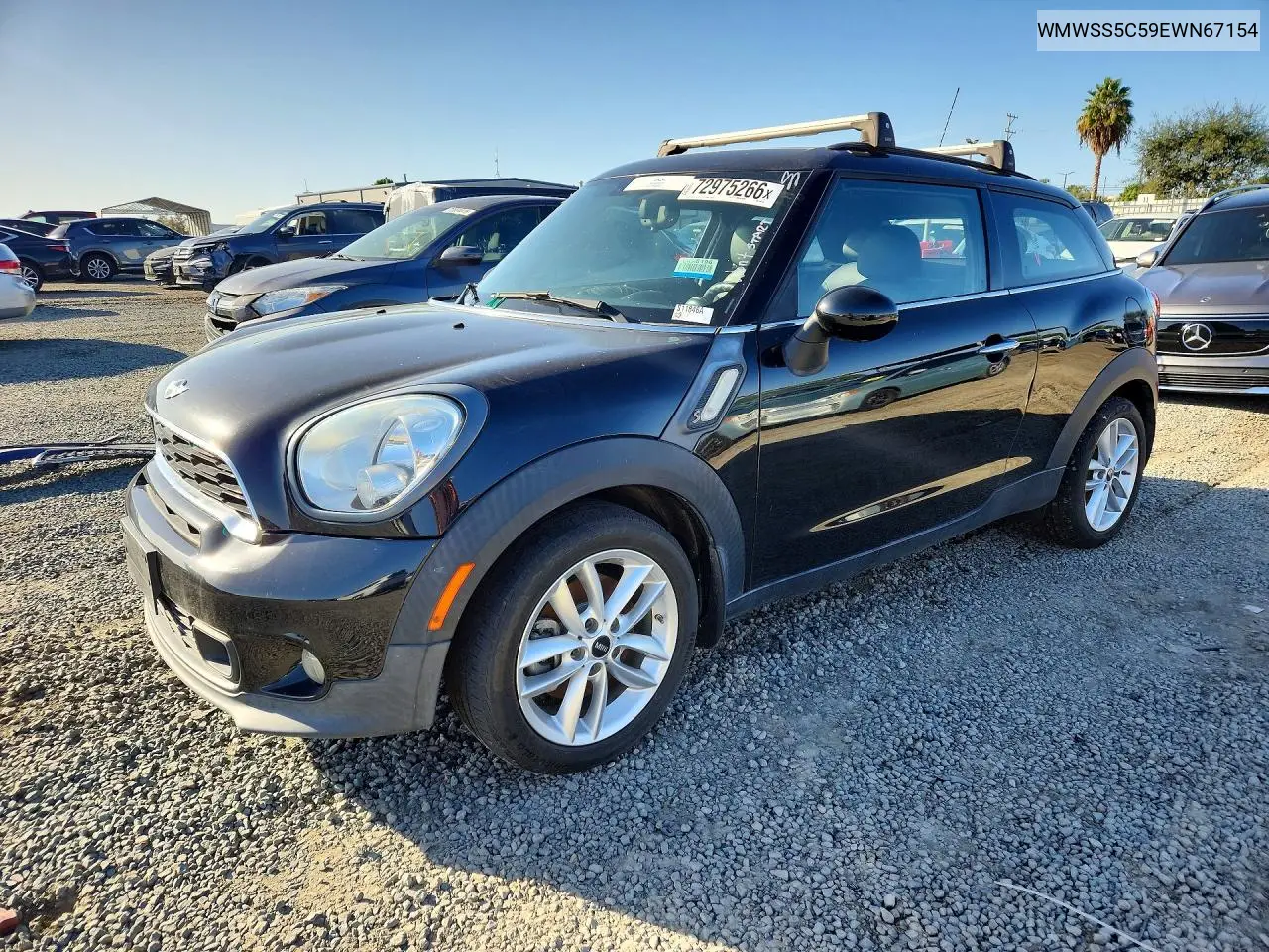 MINI COOPER 2014, VIN WMWSS5C59EWN67154