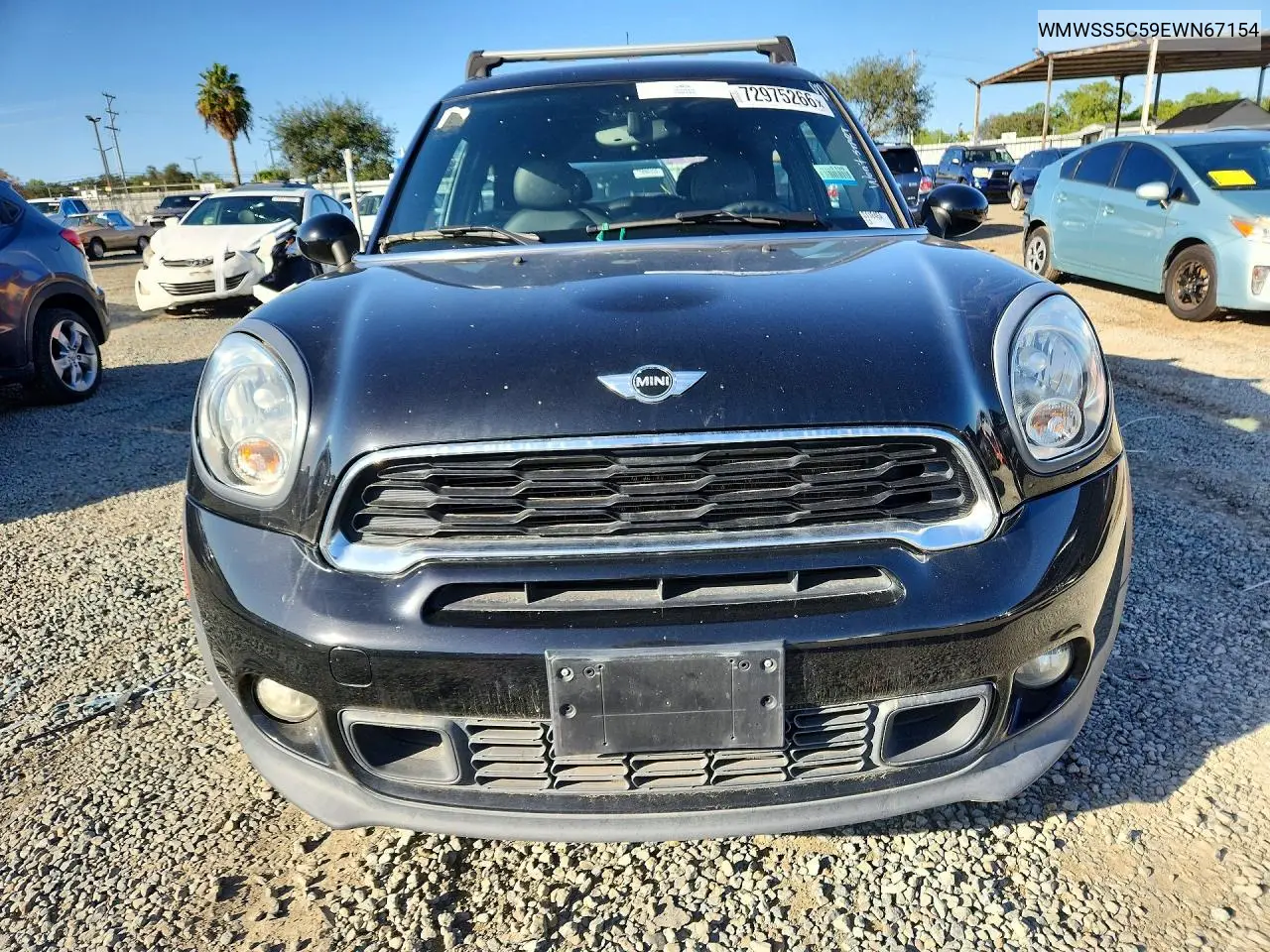 2014 MINI COOPER VIN WMWSS5C59EWN67154 — фото 5