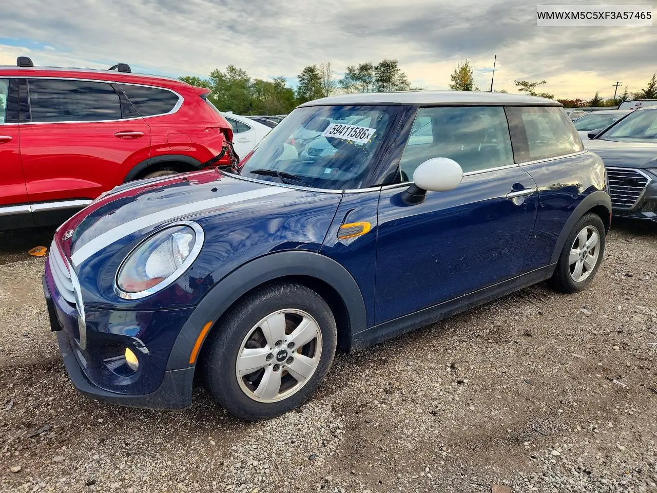 MINI COOPER 2015, VIN WMWXM5C5XF3A57465