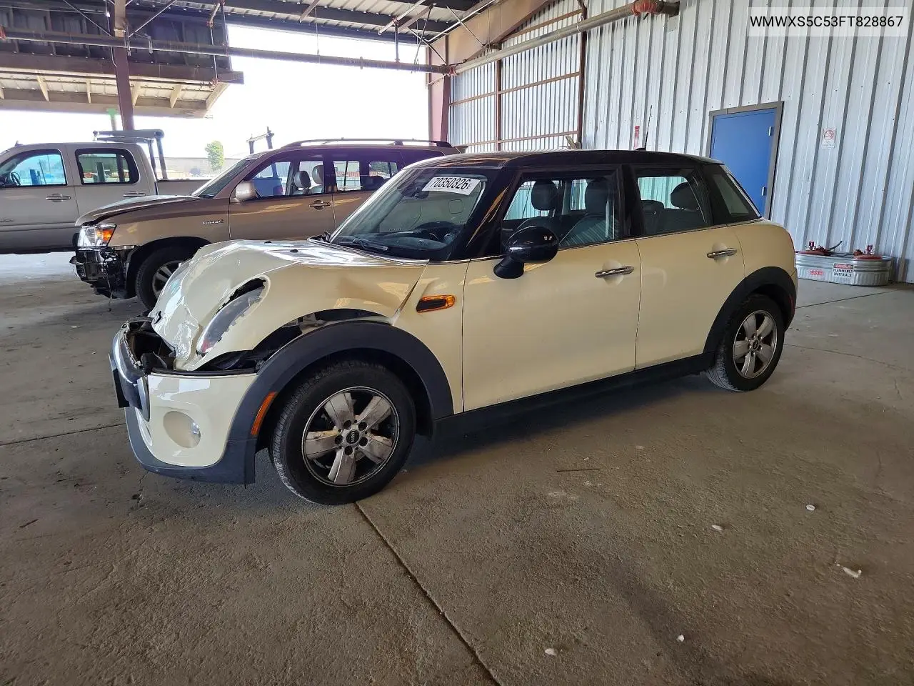 MINI COOPER 2015, VIN WMWXS5C53FT828867