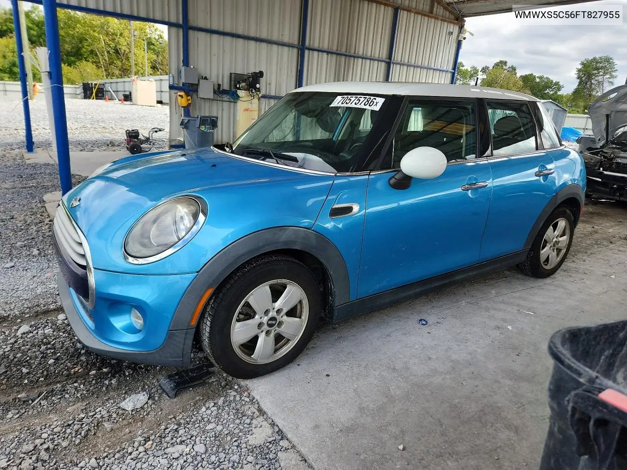 MINI COOPER 2015, VIN WMWXS5C56FT827955