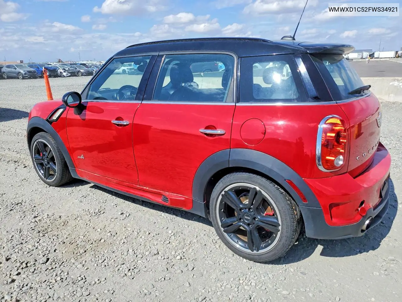 2015 MINI COOPER VIN WMWXD1C52FWS34921 — фото 2