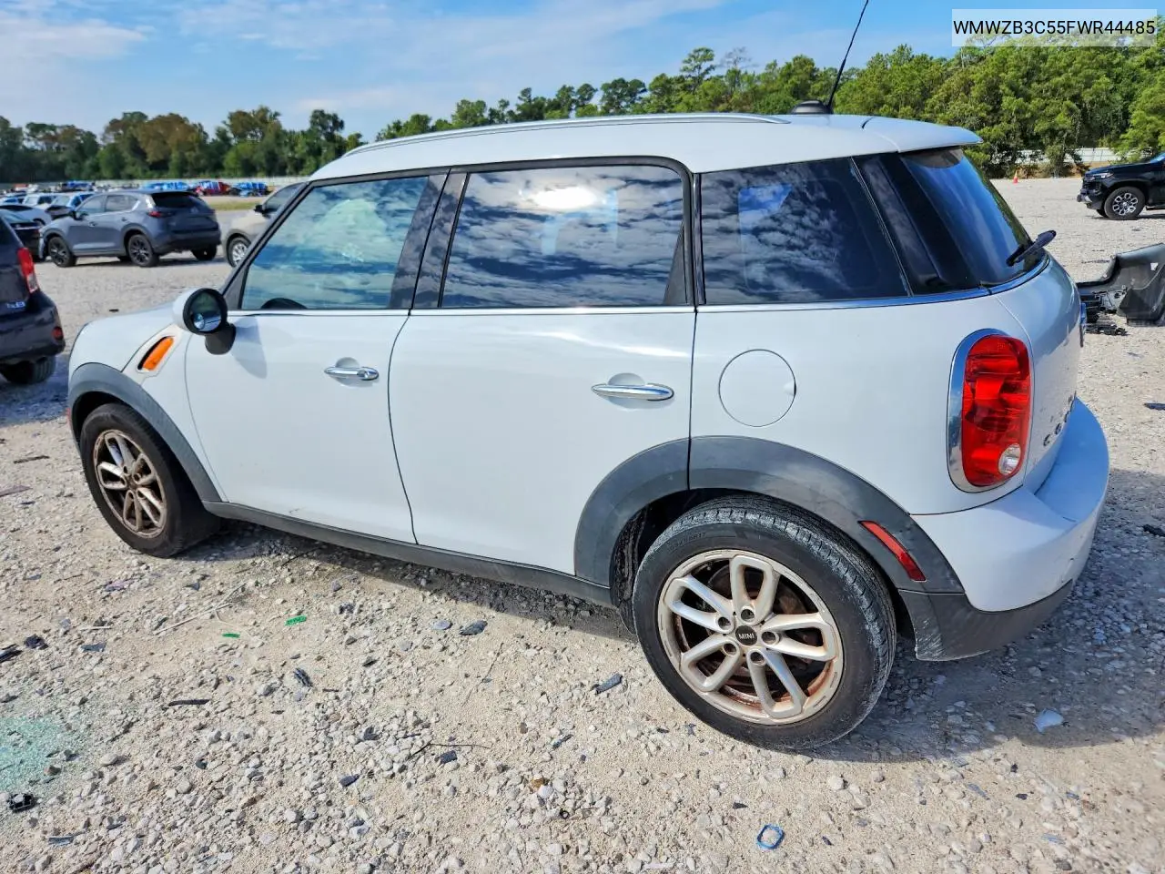 2015 MINI COOPER VIN WMWZB3C55FWR44485 — фото 2