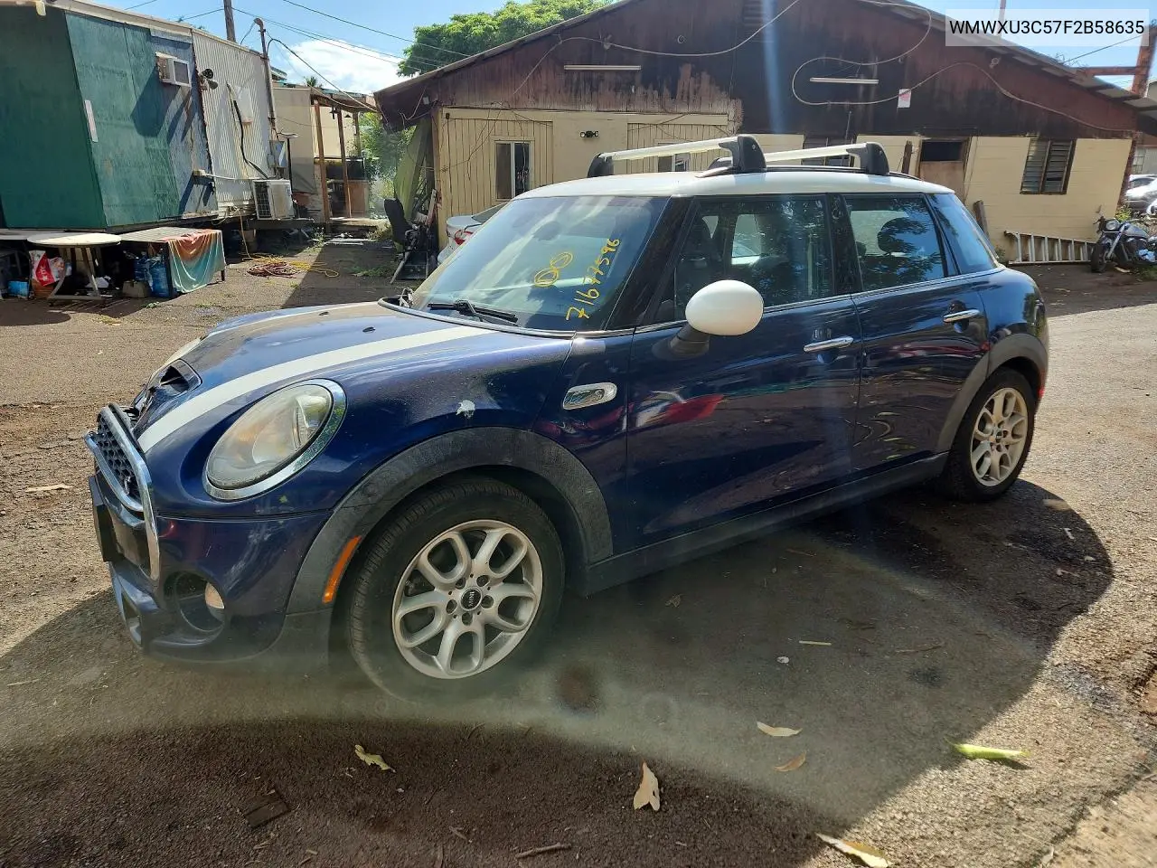 MINI COOPER 2015, VIN WMWXU3C57F2B58635