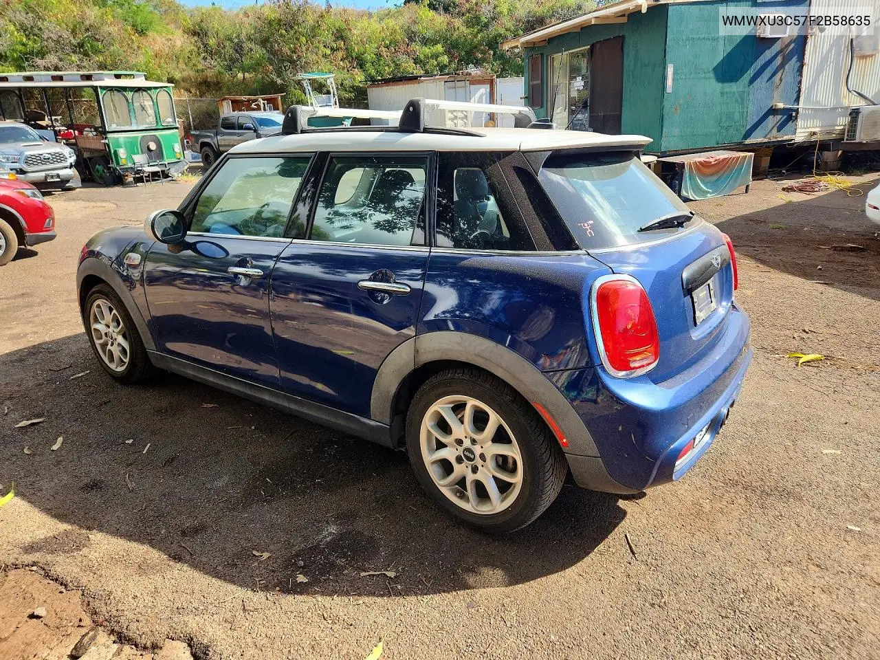 2015 MINI COOPER VIN WMWXU3C57F2B58635 — фото 2
