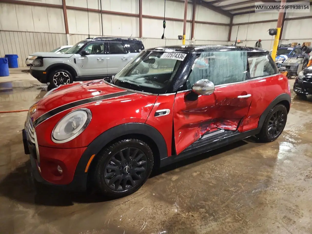 MINI COOPER 2015, VIN WMWXM5C59FT938154