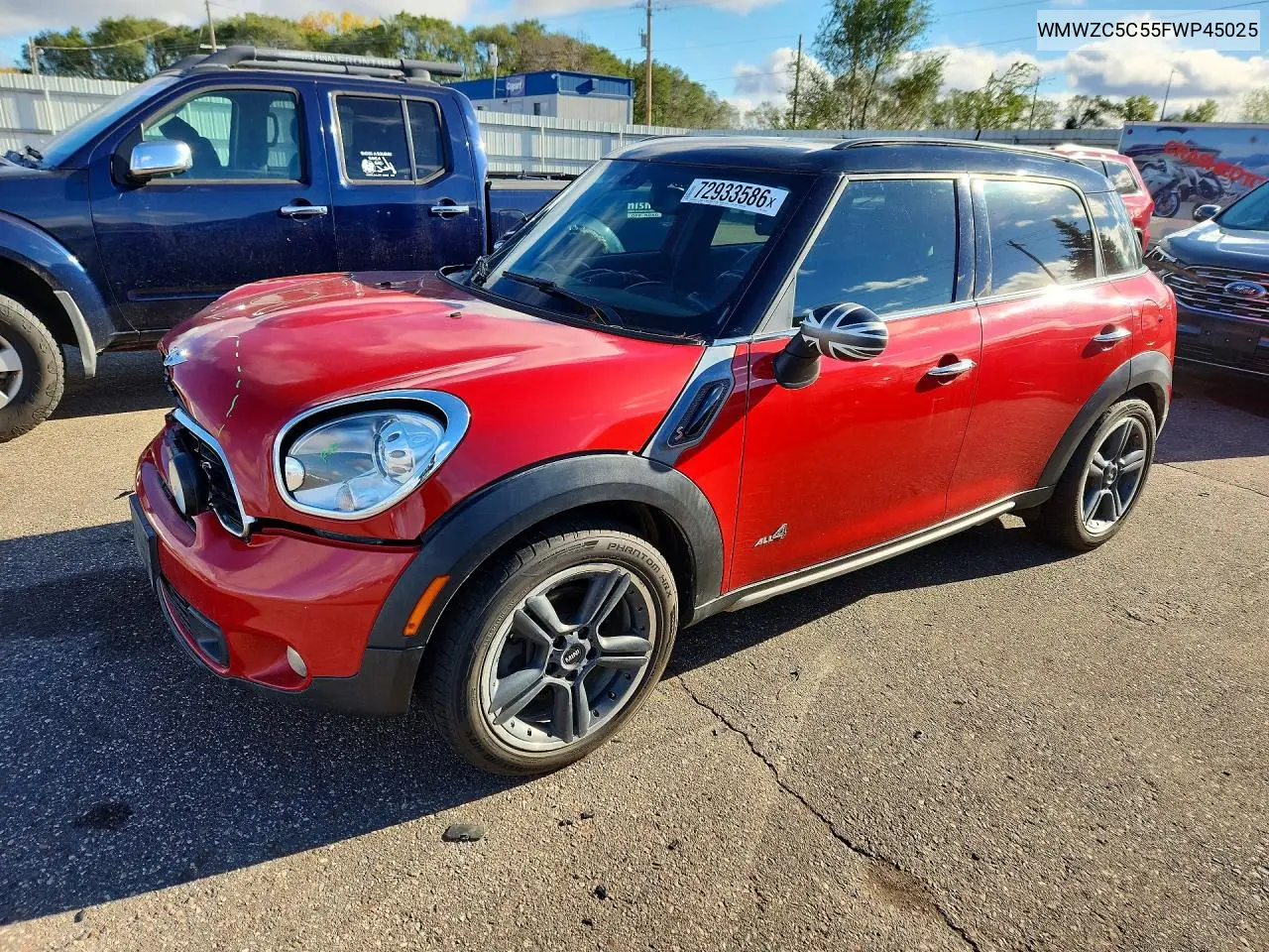 MINI COOPER 2015, VIN WMWZC5C55FWP45025