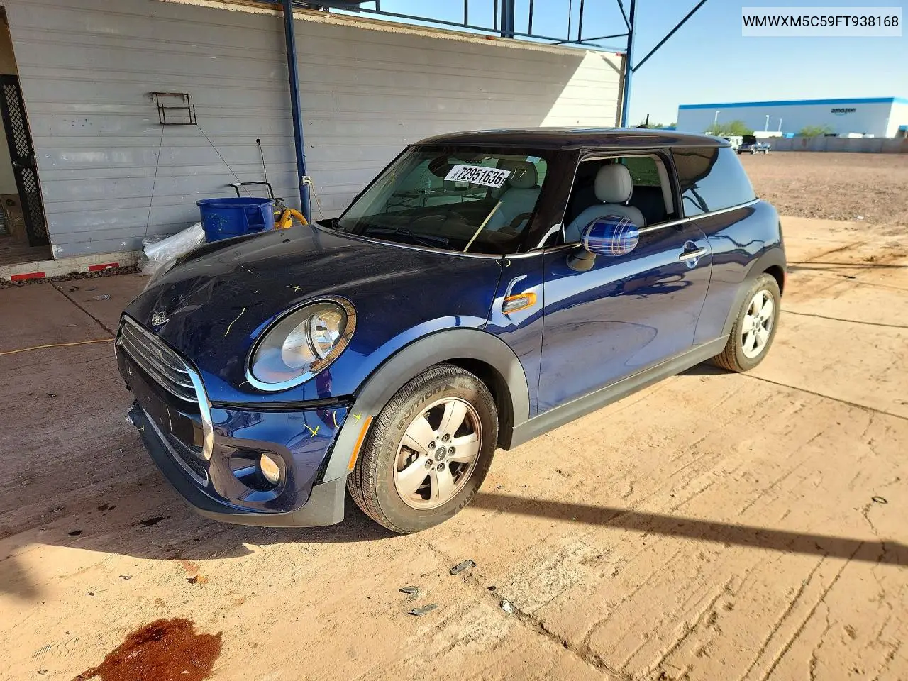 MINI COOPER 2015, VIN WMWXM5C59FT938168