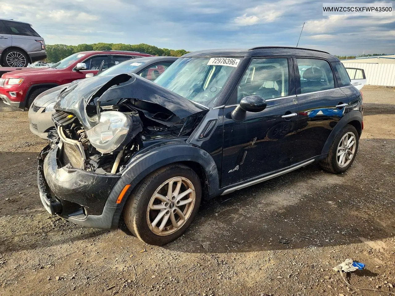 MINI COOPER 2015, VIN WMWZC5C5XFWP43500