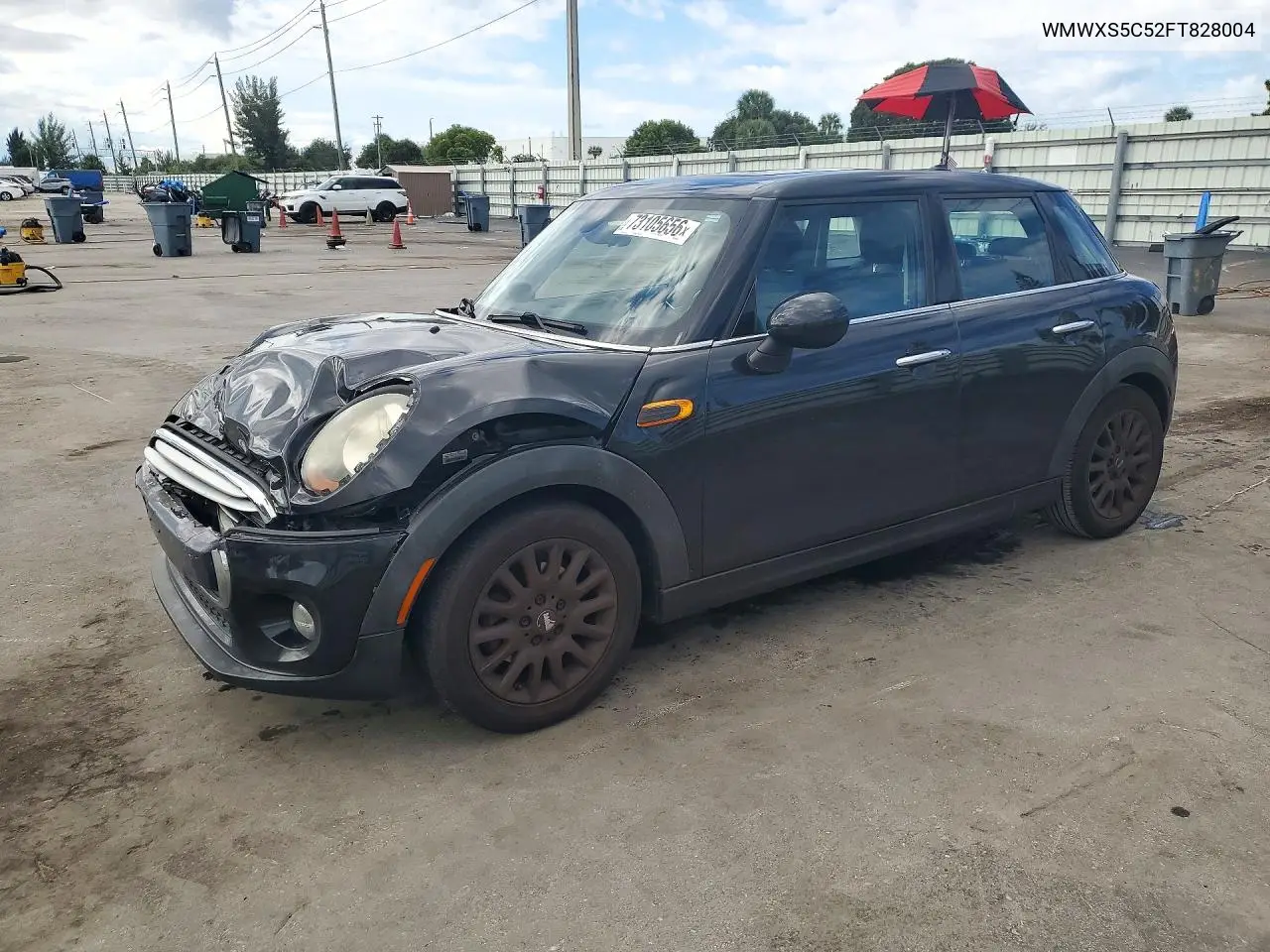 MINI COOPER 2015, VIN WMWXS5C52FT828004