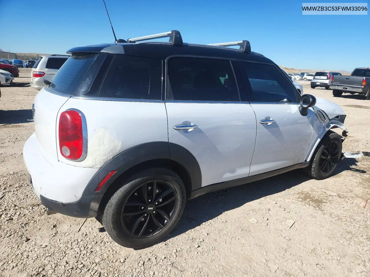 2015 MINI COOPER VIN WMWZB3C53FWM33096 — фото 3