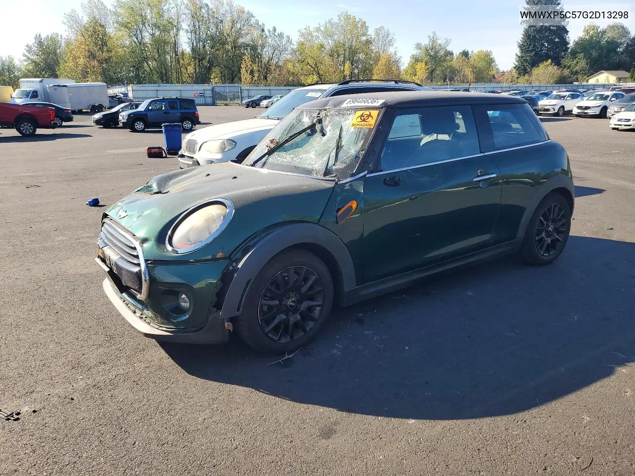 MINI COOPER 2016, VIN WMWXP5C57G2D13298