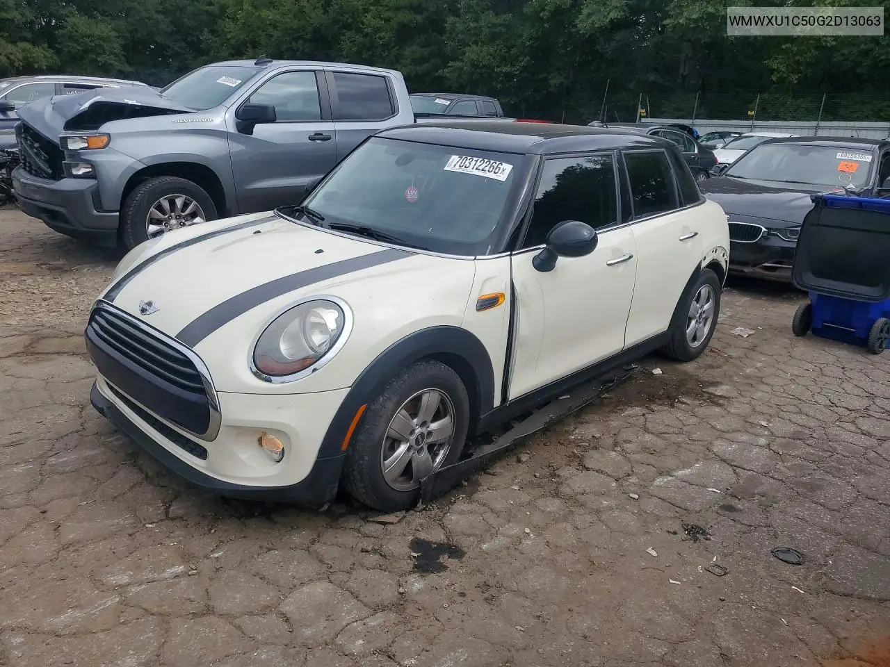 MINI COOPER 2016, VIN WMWXU1C50G2D13063