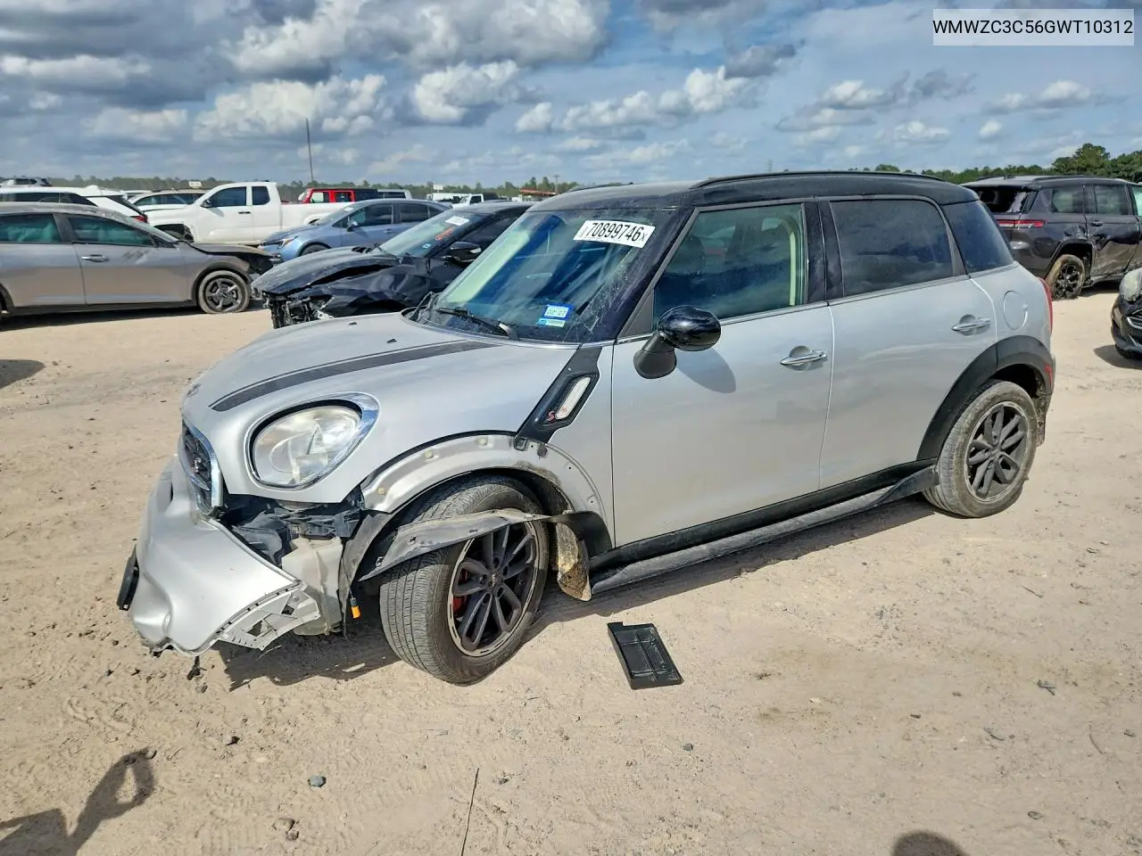 MINI COOPER 2016, VIN WMWZC3C56GWT10312