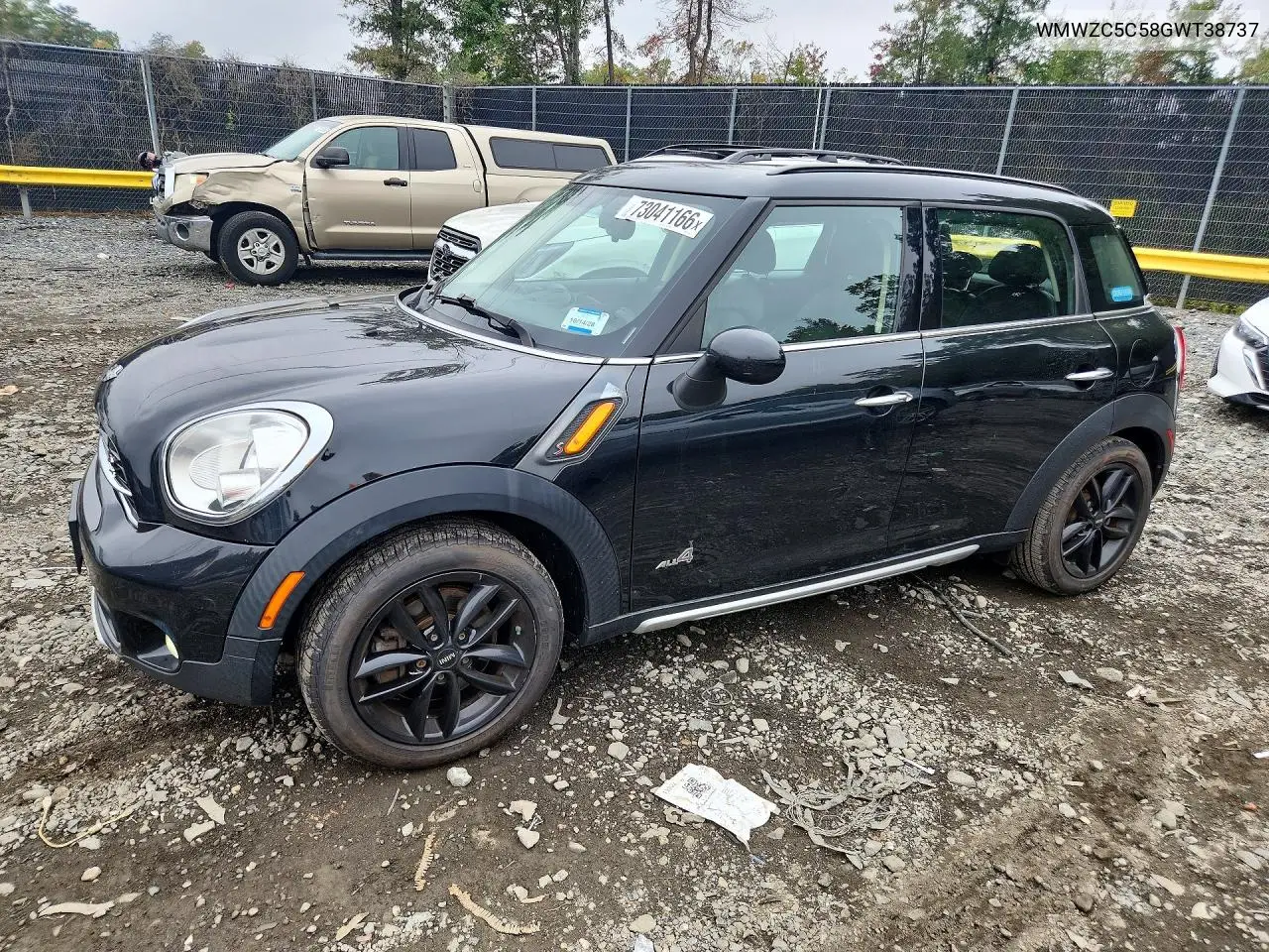 MINI COOPER 2016, VIN WMWZC5C58GWT38737