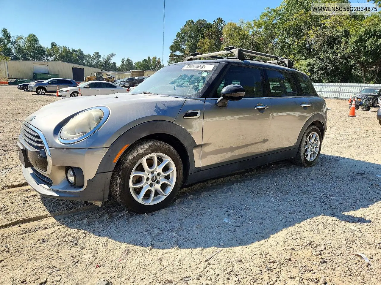 MINI COOPER 2016, VIN WMWLN5C55G2B34875