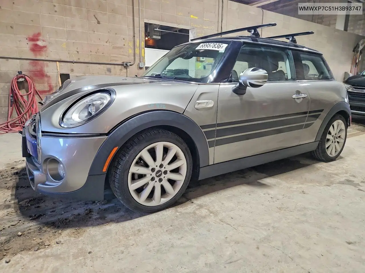 MINI COOPER 2017, VIN WMWXP7C51H3B93747