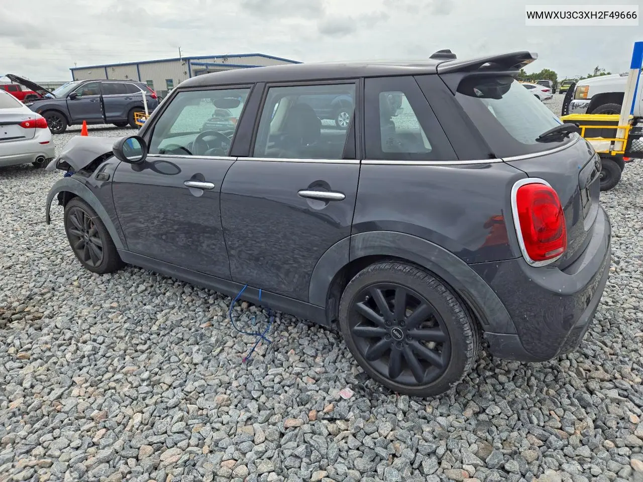 2017 MINI COOPER VIN WMWXU3C3XH2F49666 — фото 2