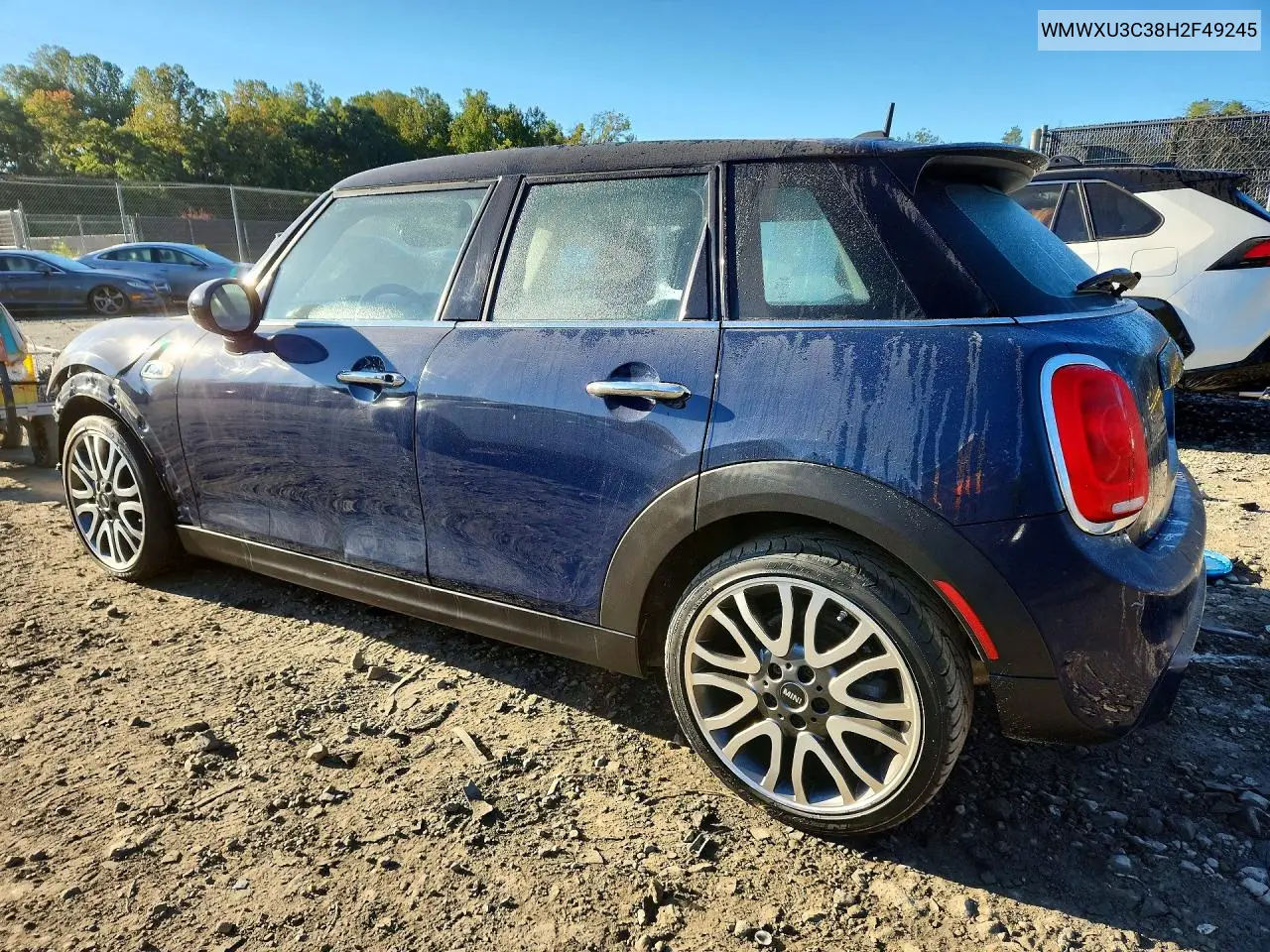 2017 MINI COOPER VIN WMWXU3C38H2F49245 — фото 2
