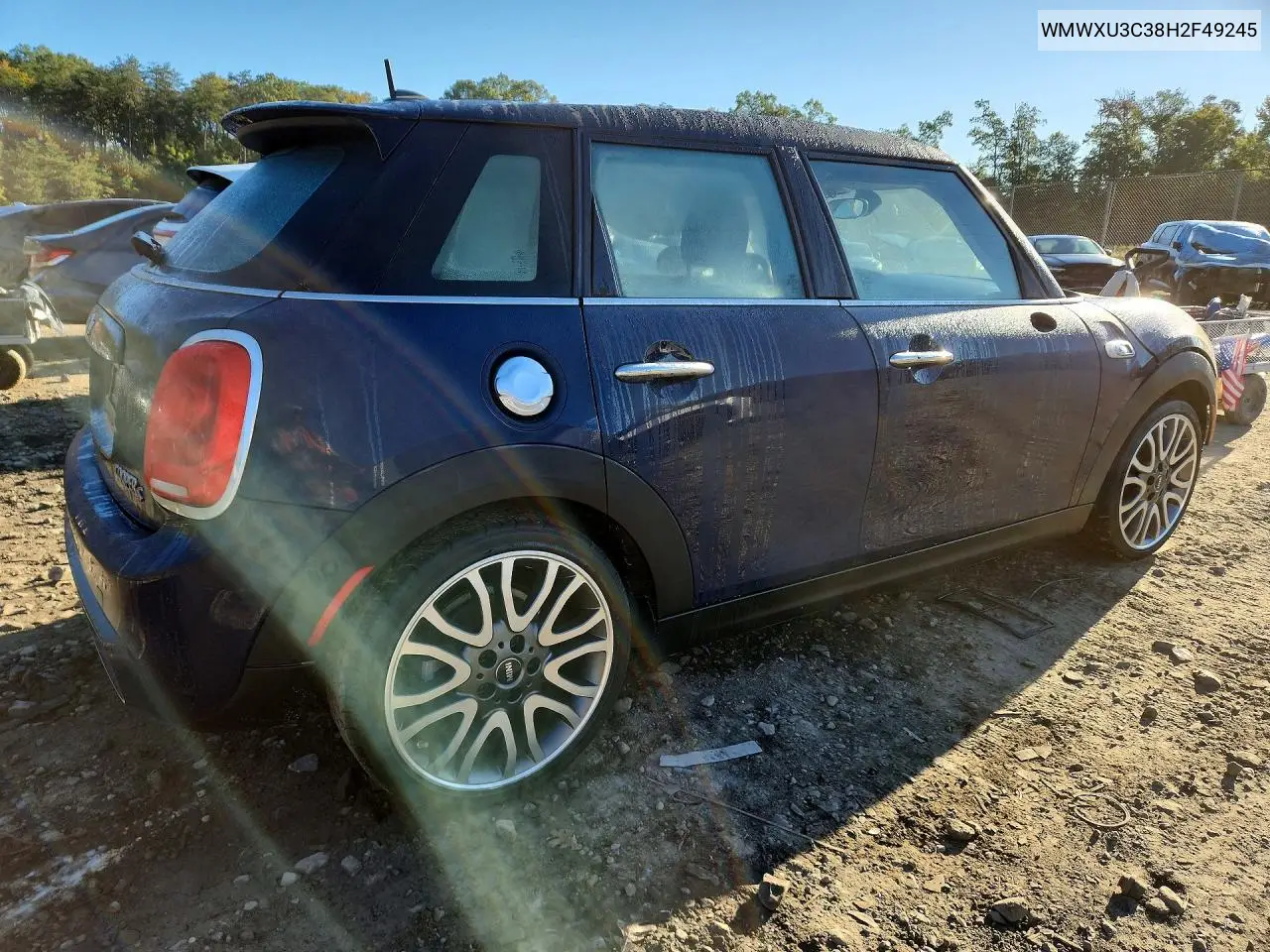 2017 MINI COOPER VIN WMWXU3C38H2F49245 — фото 3
