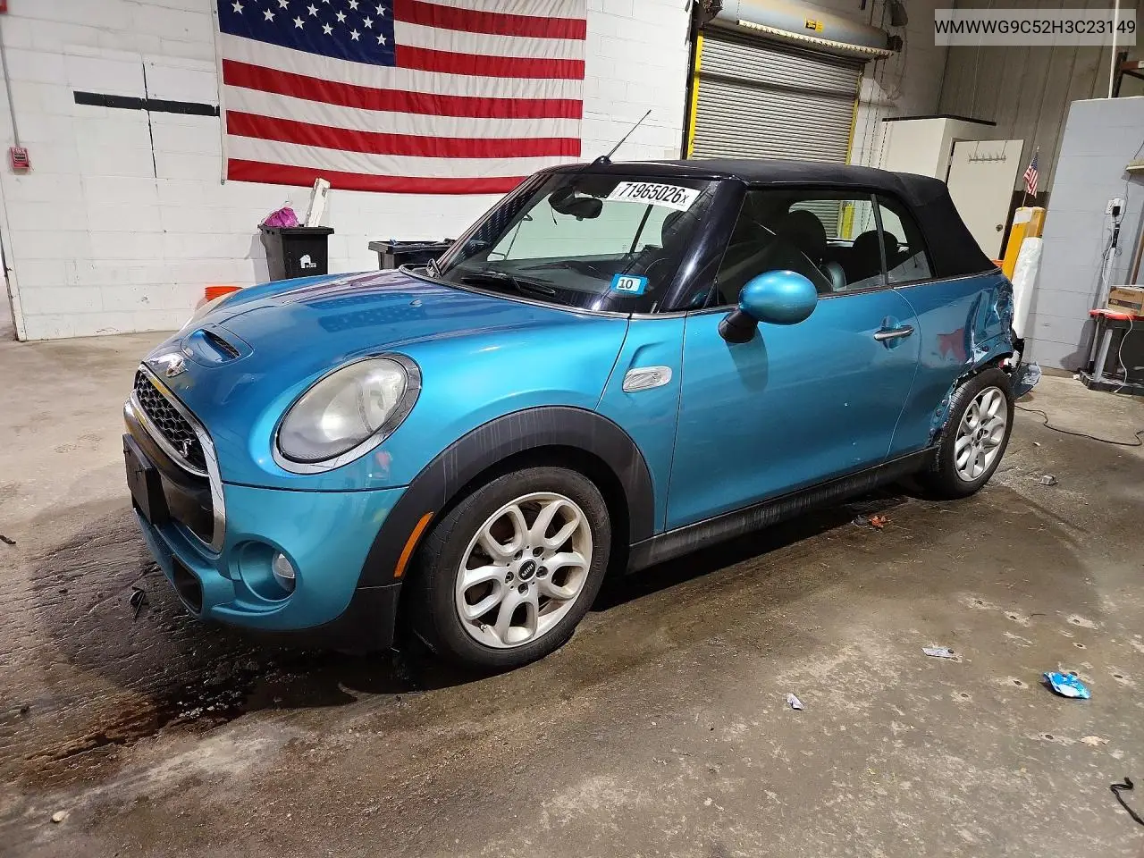 MINI COOPER 2017, VIN WMWWG9C52H3C23149