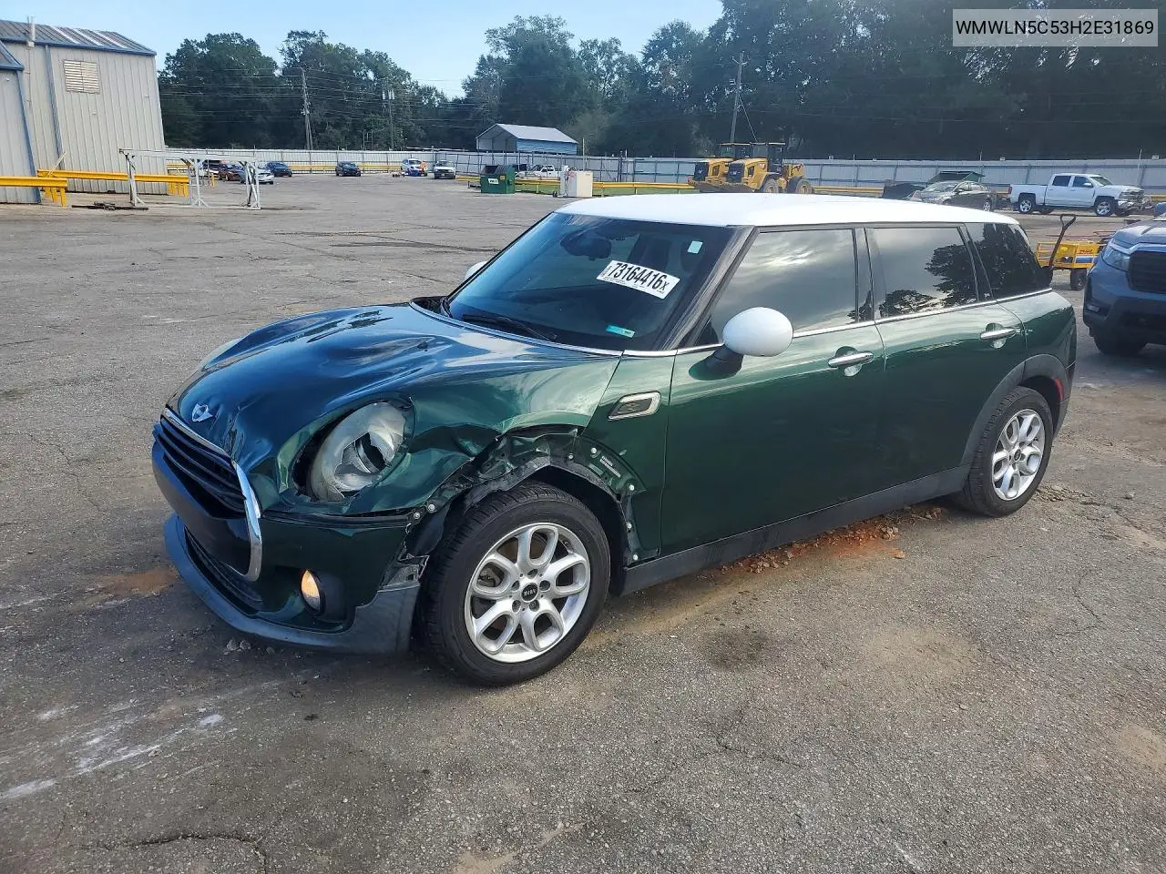 MINI COOPER 2017, VIN WMWLN5C53H2E31869