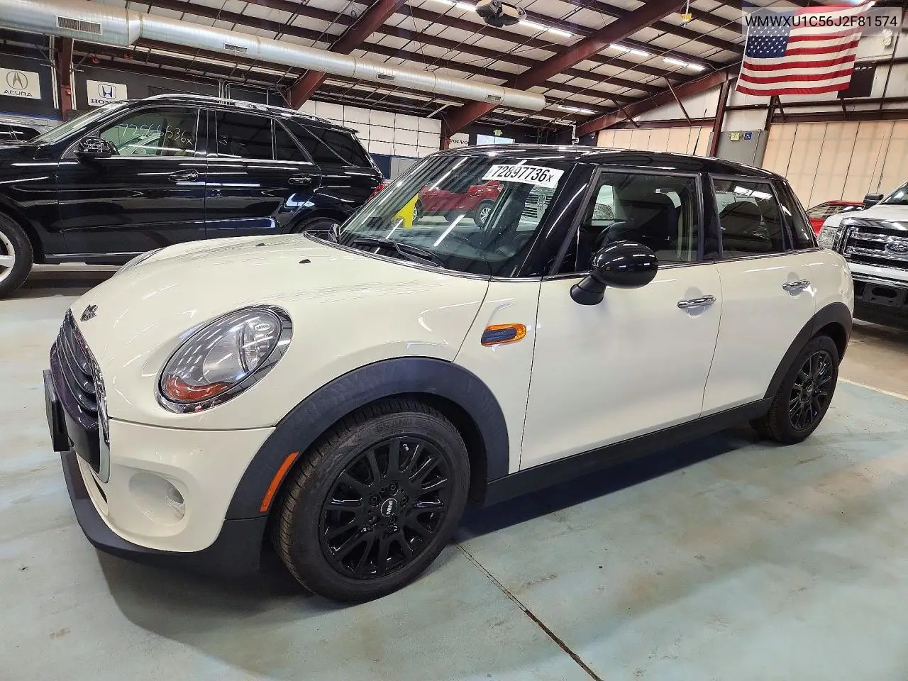 MINI COOPER 2018, VIN WMWXU1C56J2F81574