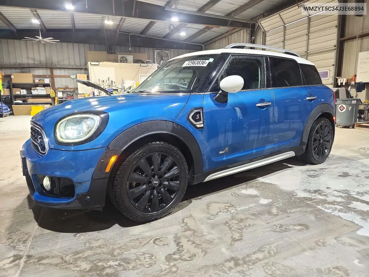 MINI COOPER 2018, VIN WMZYT5C34J3E68894