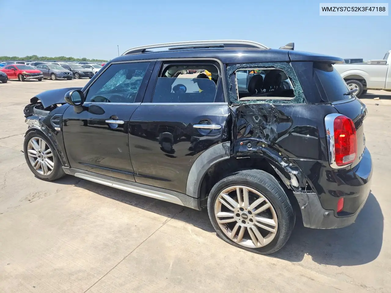 2019 MINI COOPER VIN WMZYS7C52K3F47188 — фото 2