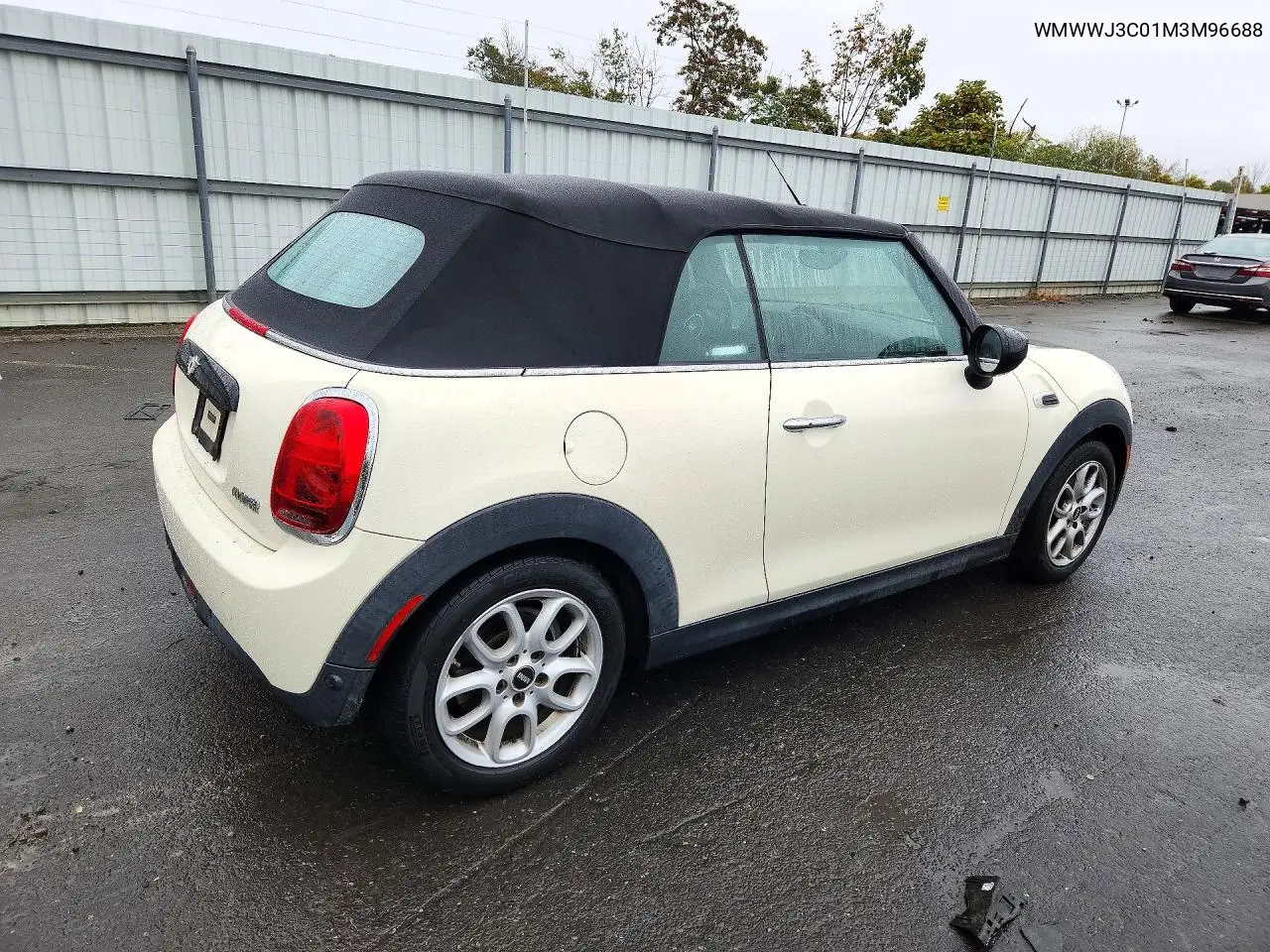 2021 MINI COOPER VIN WMWWJ3C01M3M96688 — фото 3
