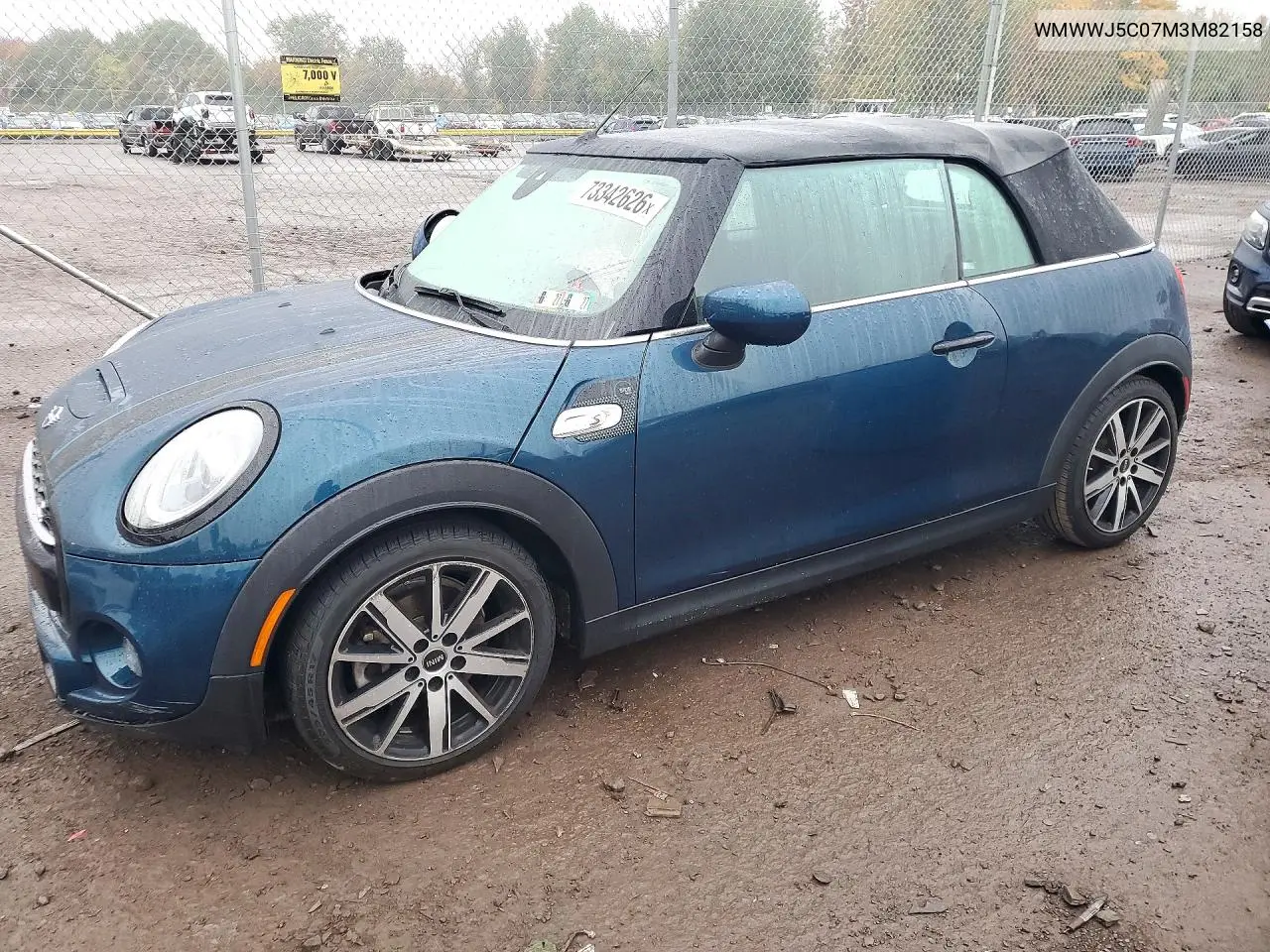 MINI COOPER 2021, VIN WMWWJ5C07M3M82158
