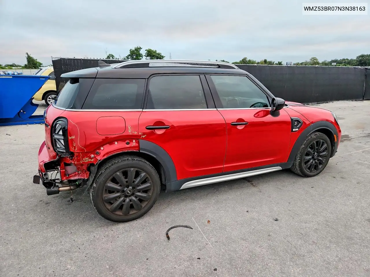 2022 MINI COOPER VIN WMZ53BR07N3N38163 — фото 3
