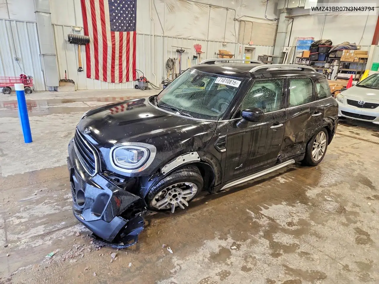 MINI COOPER 2022, VIN WMZ43BR07N3N43794