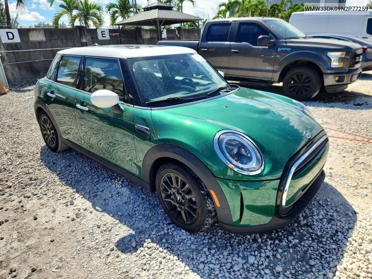 2022 MINI COOPER VIN WMW33DK09N2P77259 — фото 4
