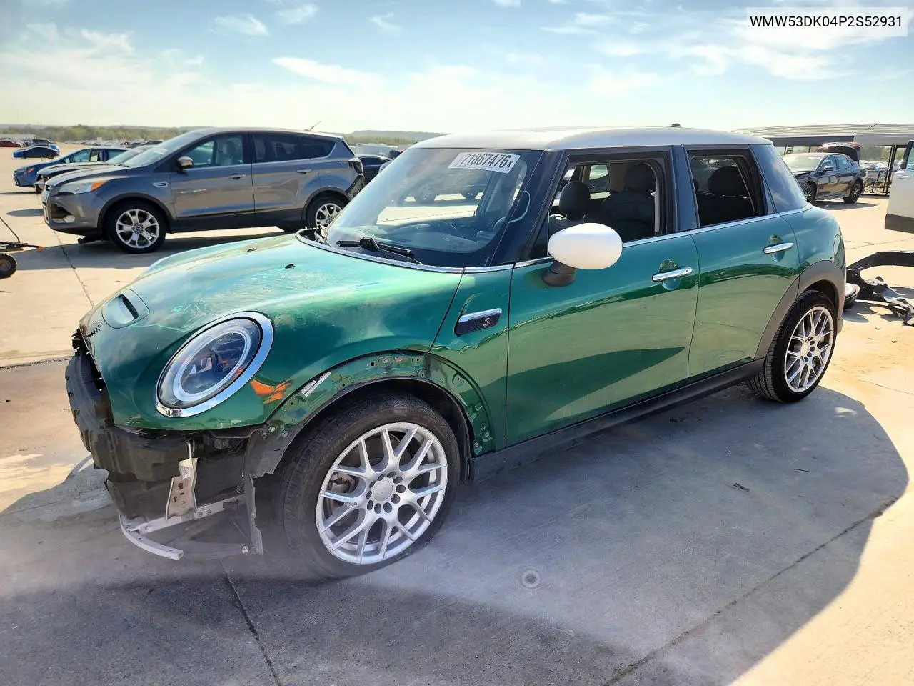 MINI COOPER 2023, VIN WMW53DK04P2S52931