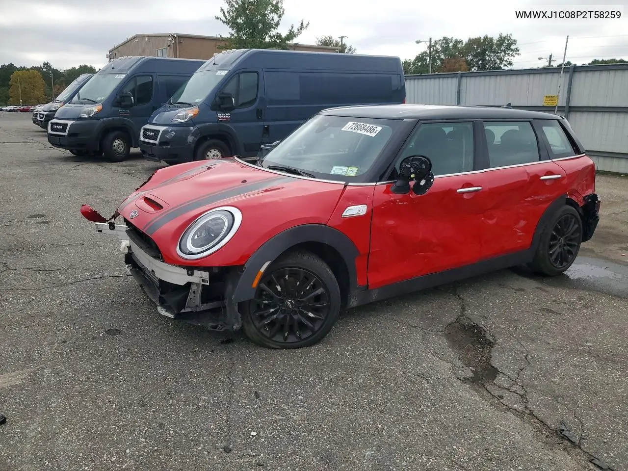 MINI COOPER 2023, VIN WMWXJ1C08P2T58259