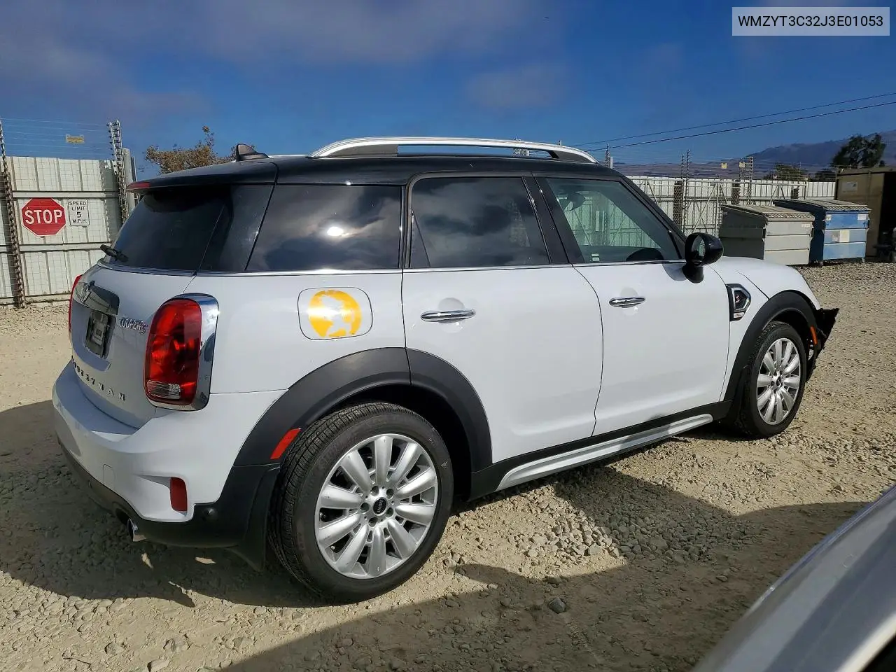 2018 MINI COUNTRYMAN VIN WMZYT3C32J3E01053 — фото 3