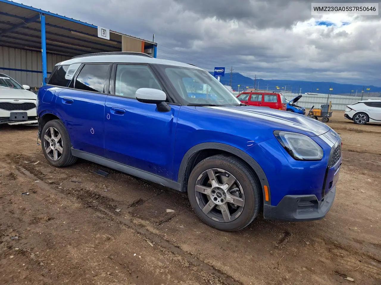 2025 MINI COUNTRYMAN VIN WMZ23GA05S7R50646 — фото 4