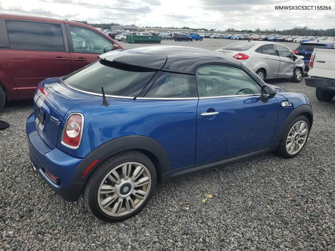 2012 MINI COUPE VIN WMWSX3C53CT155266 — фото 3