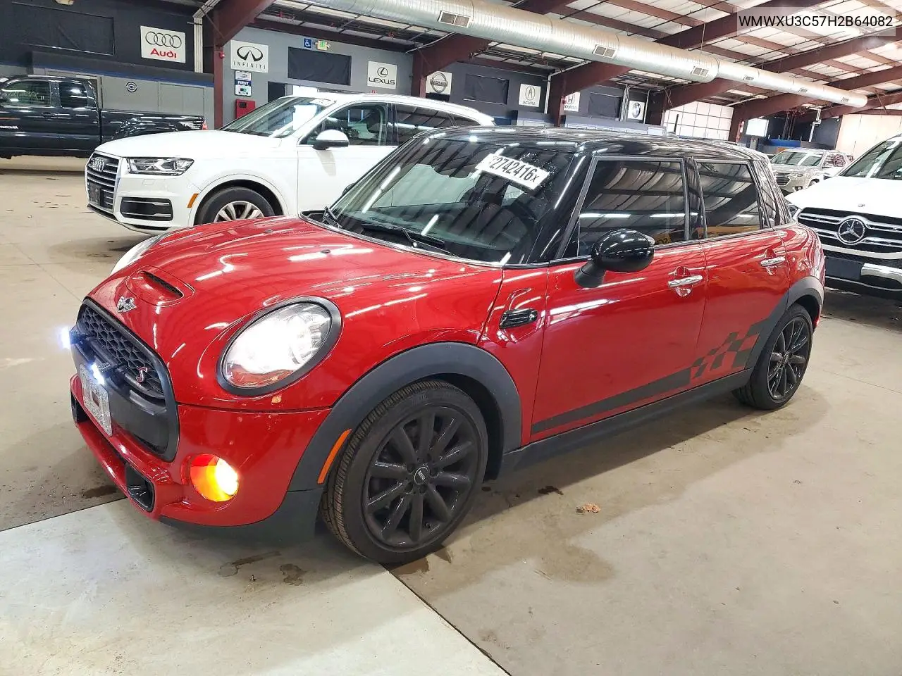 MINI HARD TOP 2017, VIN WMWXU3C57H2B64082