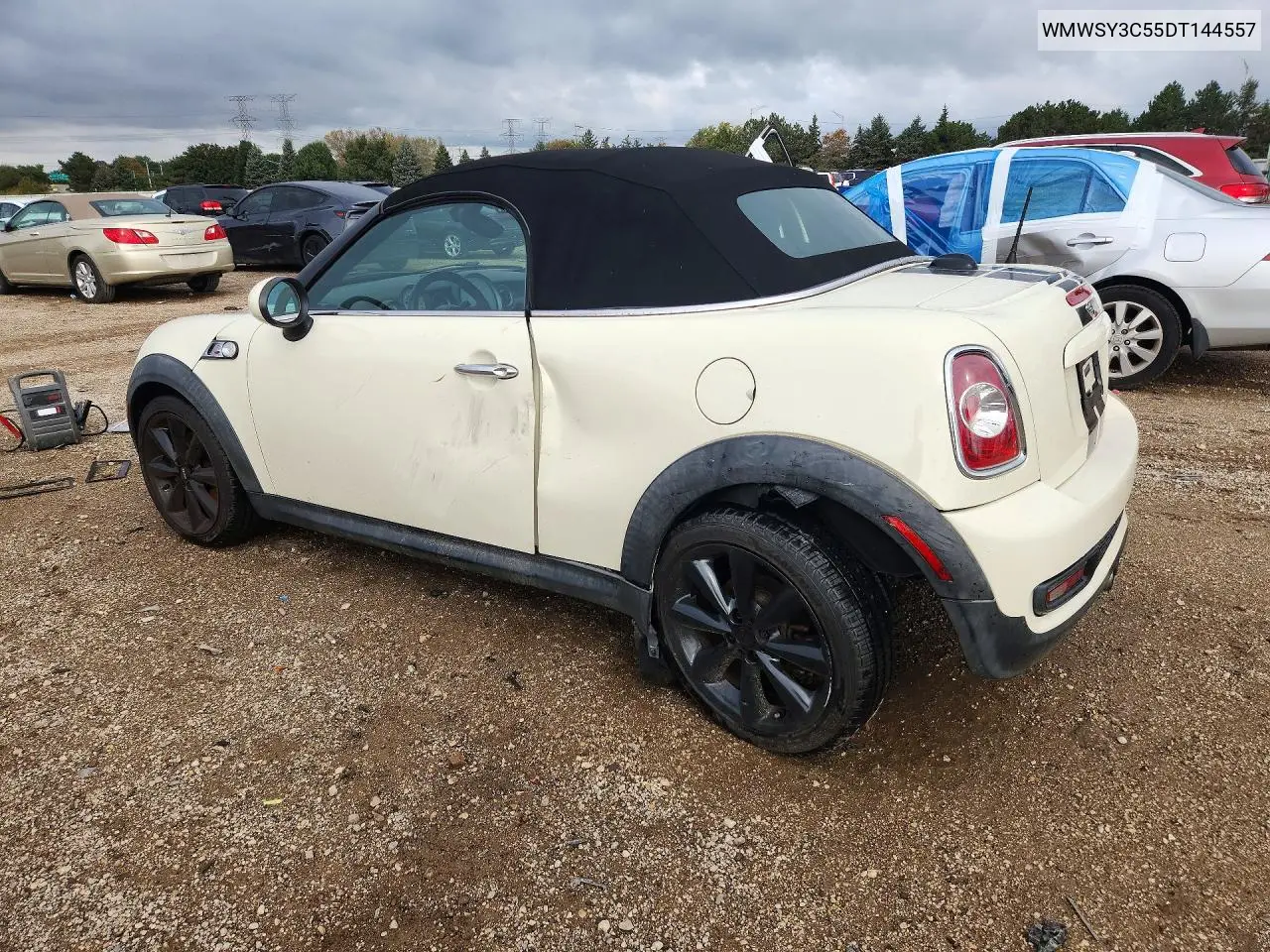 2013 MINI ROADSTER VIN WMWSY3C55DT144557 — фото 2